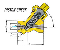 Y-Pattern Check Valves